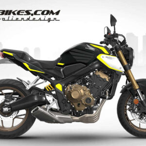 Foliendesign Honda CB650R 2023 Hornet Yellow