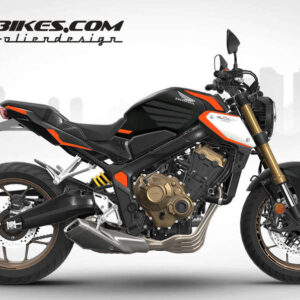 Foliendesign Honda CB650R 2023 Evil Orange
