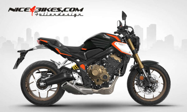 Foliendesign Honda CB650R 2023 Evil Orange