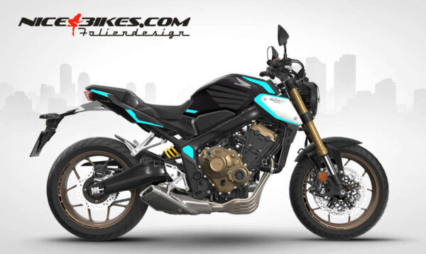 Foliendesign Honda CB650R 2023 Light Blue