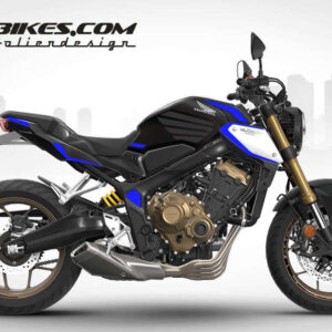 Foliendesign Honda CB650R 2023 Racing Blue