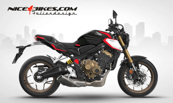 Foliendesign Honda CB650R 2023 Racing Red