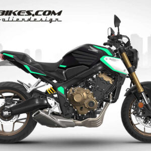 Foliendesign Honda CB650R 2023 Miami Blue