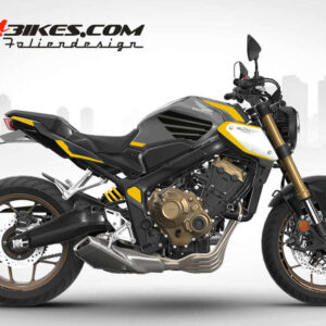 Foliendesign Honda CB650R 2023-G Hornet Yellow