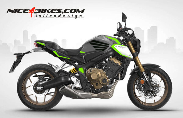 Foliendesign Honda CB650R 2023-G Limegreen