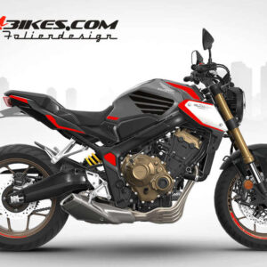 Foliendesign Honda CB650R 2023-S Racing Red